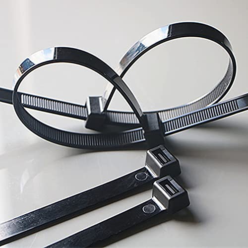 Kabelbinder,Kabelbinder Zip Ties Lösbare Nylon Kab Kabelbinder, Kabelbinder, komplettes Set mit schwarzen Kabelbindern, selbstsichernde Kabelbinder, Nylonbinder(4 X 300)