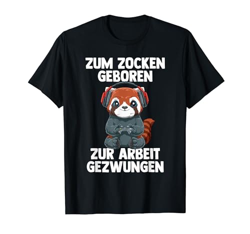 Gamer Red Panda - Juegos de ordenador Panda Camiseta