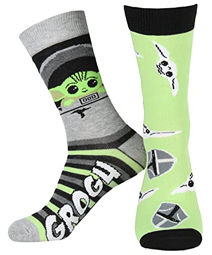 Hyp Star Wars Darth Vader/Stormtrooper Argyle Men's Crew Socks 2 Pair Pack Shoe Size 6-12