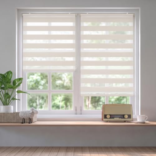 Sekey Doppelrollo Klemmfix ohne Bohren für Fenster – Ansicht 1