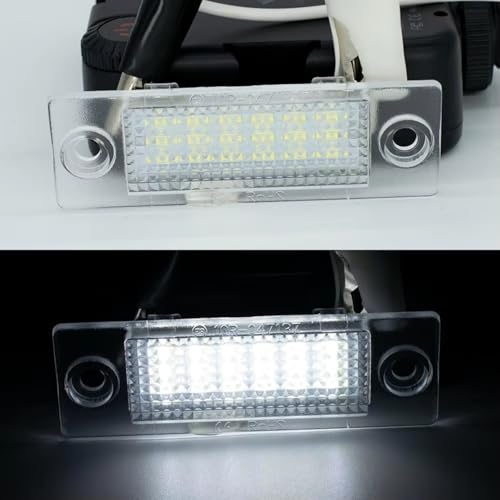 Luces para matrícula de recambio 3B5943021B para Volkswagen Caddy 3 y Touran 3