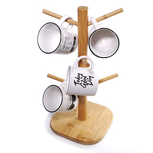 Suporte para xícaras de Bambu