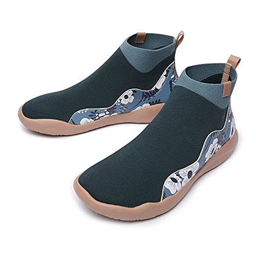 UIN Women's Walking Shoes High Top Knitted Boots Casual Lightweight Comfort Fashion Sneaker Madrid