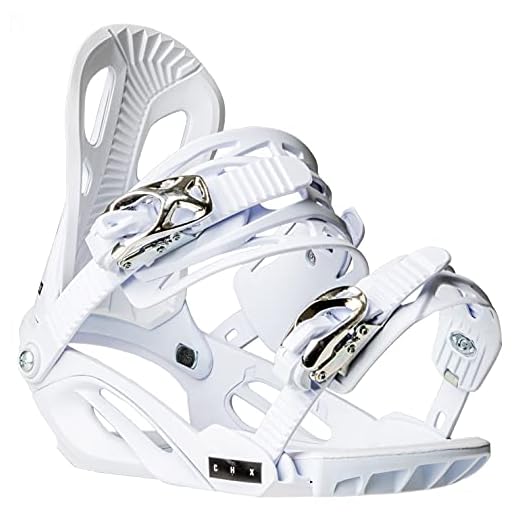 Chamonix Cheval Snowboard Bindings Mens Sz L White