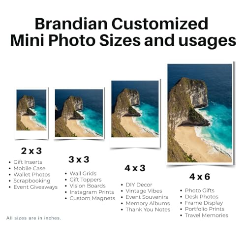 Image of Brandian | Pack of 06 | Customised Photo Prints for Couples, Gifts & Memories | 4x3 Inch | Wall Art