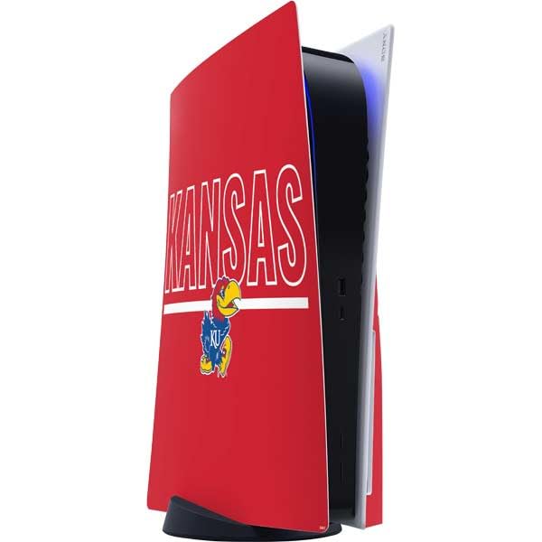 Skinit Decal Gaming Skin Compatible with PS5 Console - Officially Licensed University of Kansas Jayhawks Established 1865 Design