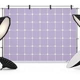 Purple Gingham Backdrop 10x8ft Modern Minimalist Geometric Plaid Photography Backdrop Fabric Photoshoot Background Tapestry Banner for Birthday Baby Shower Decoration Party Video Photo Studio Props