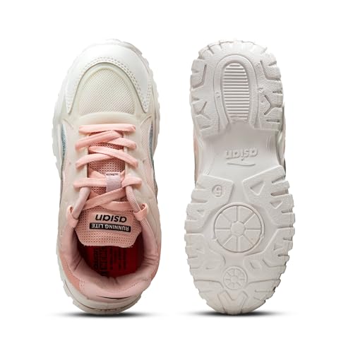 Image of ASIAN Women FLORA-07 Running and Casual wear Running Shoes with Laces, Lightweight and Comfortable Shoes Gym and Sports Shoes for Women & Girls with Stylish Design