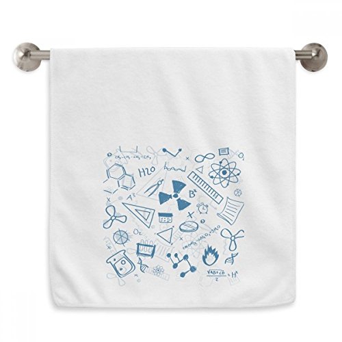 Serviette chimie physique douce blanche 13x29 pouces débarbouillette