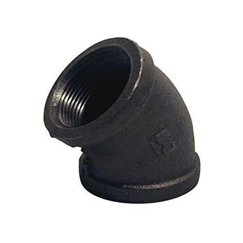B & K Elbow Black 1-1/2 " Fip Malleable Iron 45 Deg.