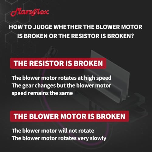 Image of Marsflex Blower Motor Resistor 4P1516 2003 2004 2005 2006 for Chevrolet Chevy Tahoe Silverado Trailblazer, for GMC Yukon Envoy, for Cadillac Escalade Blower Resistor 15-80567 for Auto AC Control