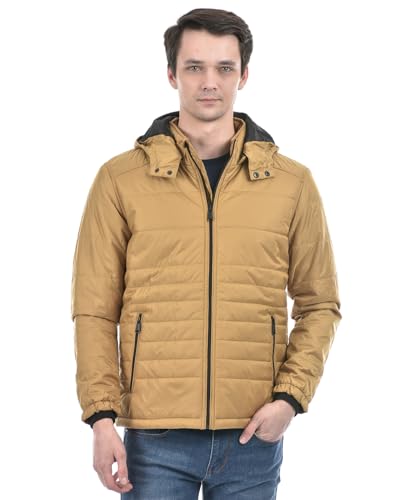 Image of Numero Uno Men's Autumn Gold Puffer Jacket