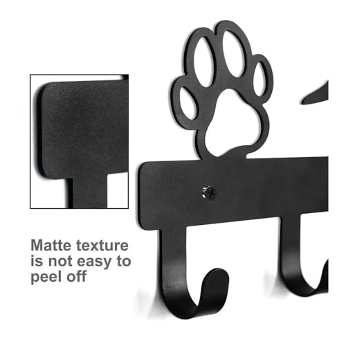 Cintre Mural Métal de Qualité Supérieure Style Silhouette Animaux de Compagnie - 5