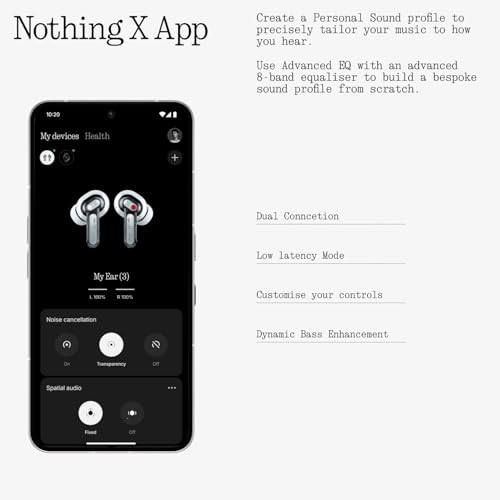 Nothing Ear (3) – Hybrid ANC with Super Mic Call Technology — view 9