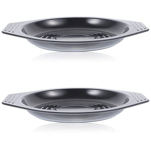 Kichvoe 2Pcs Casserole Tray Grabber Tool Heavy Duty Soup Bowl Holder Casserole Base hot Dish Insulated pad Square Korean countertop Pads Breakfast Household Products Salad