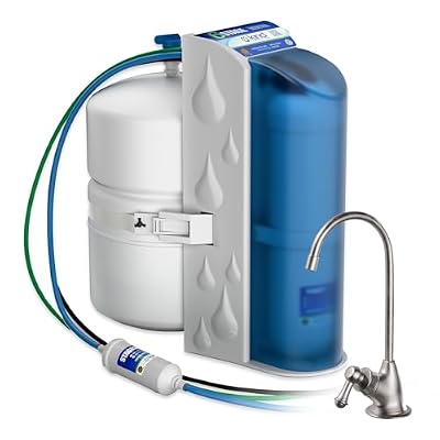 Kind Water 6-Stage Reverse Osmosis Drinking Water System with Chrome Faucet (Chrome)