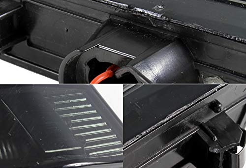 EPARTS Smoke Lens White LED Front Bumper Side Marker Parking Lights Pair Compatible with 2003-2007 Infiniti G35 2 Door