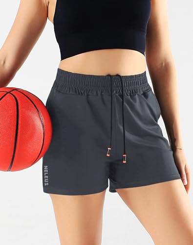 NELEUS Women's Lightweight Running Shorts Workout Athletic Short for Yoga with Pocket4