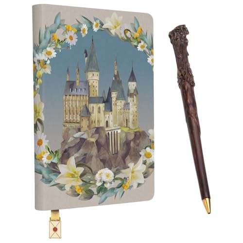 Diario Harry Potter con encanto y pluma varita miniatura 1
