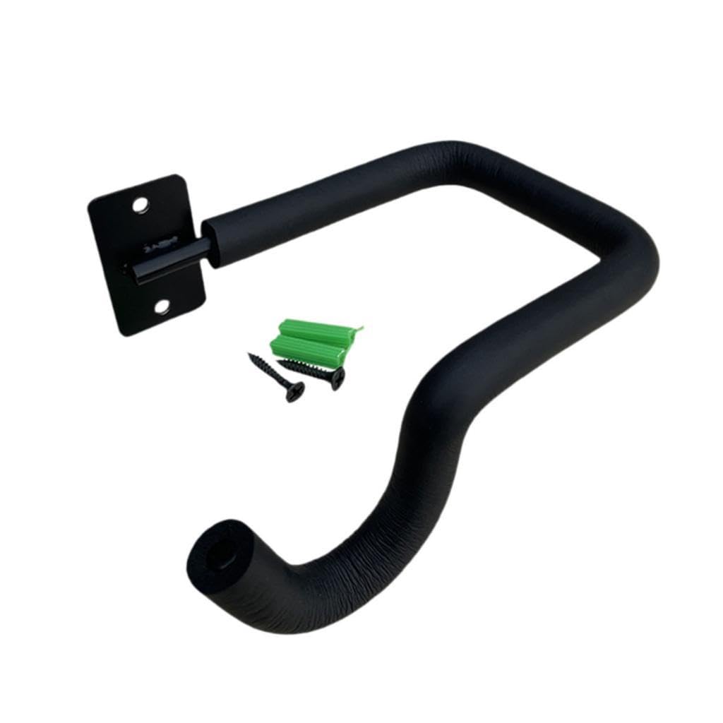 Ronyme Skateboard Wall Hanger Storage Holder Wheels Facing Outwards Steel Sturdy Easy to Install Display Wall Mount Hanging Hook