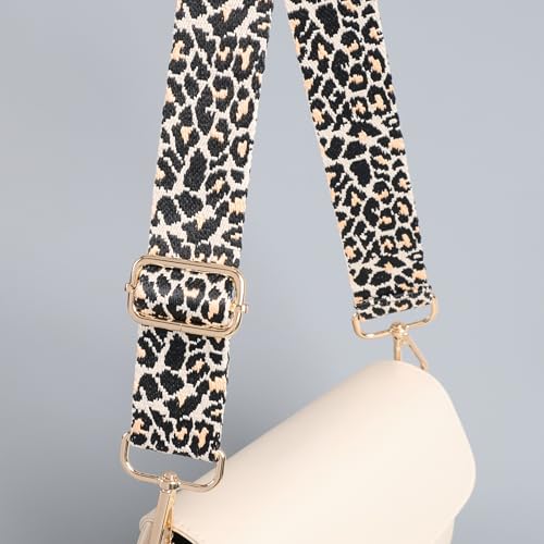 Image of chushui Leopard Print Purse Strap for Women,Adjustable Crossbody Bag Strap