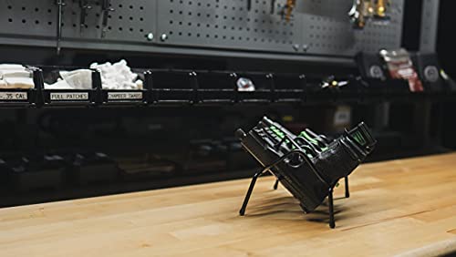 Lockdown 4 Handgun Rack With Vinyl Coating For Gun Vault Organization, Storage And Security, Black #TOP4