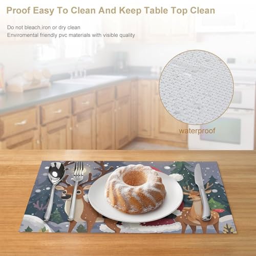 Sets de table Père Noël pour embellir votre terrasse et salle - 5