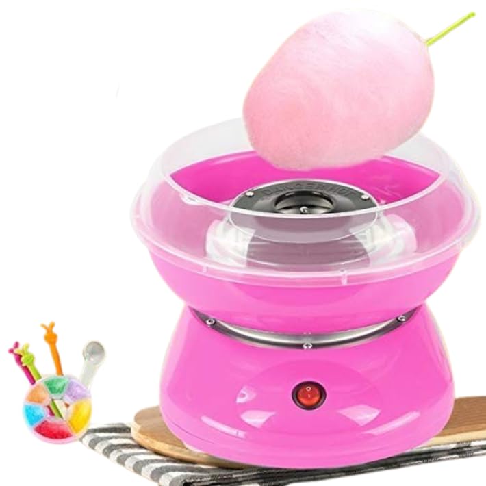 Cotton Candy Machine Cotton Candy Maker Hard Candy Sugar Free Homemade Sweets Candy Cones Scooper-image-33