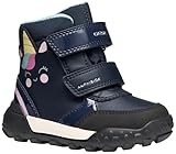 Respirant Geox Garçon Fille B Trekkyup Girl B AB Bottines à la Cheville, Bleu Marine, 25 EU