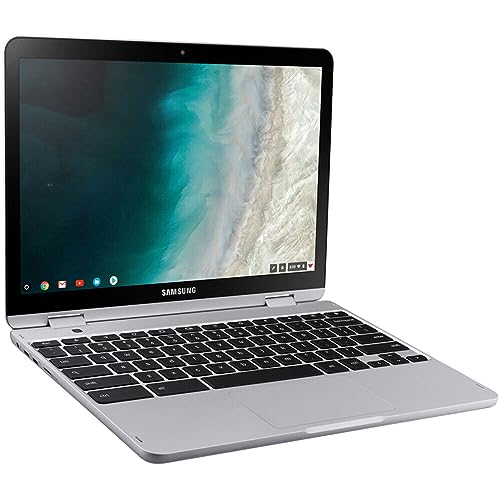 Image of Samsung 12.2 inch FHD 2-in-1 Touchscreen Chromebook Plus Laptop (Intel Celeron 3965Y 2-Core, 4GB RAM, 64GB eMMC SSD, Stylus Pen, Wireless Mouse, WiFi, Chrome OS) w /DKZ Hub USB Port Expander (5 Pack)