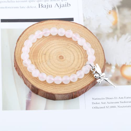 ARHTF Tooth Fairy Bracelet Tooth Fairy Letter First lost Tooth Gift from Tooth Fairy Gift (Pink toothfairy)3