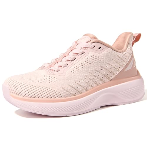 Image of Wondamo Women's Walking Shoes Slip On (Runs Large: Order Size Down) Comfortable Rebound Running Tennis Shoes Lightweight Breathable Non Slip Supportive Casual Athletic Fashion Sneakers