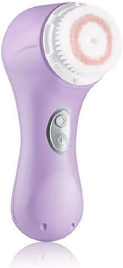 Mia 2 Electric Face Cleansing Brush with 2 Brush Heads, Sonic Facial Brush for Deep Cleaning & Exfoliation, Waterproof Rechargeable (Lavender)