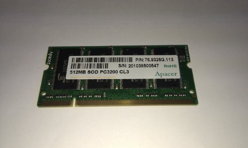 Preisvergleich Produktbild SODIMM.512MB.DDR2-667.APACER, KN.51201.012