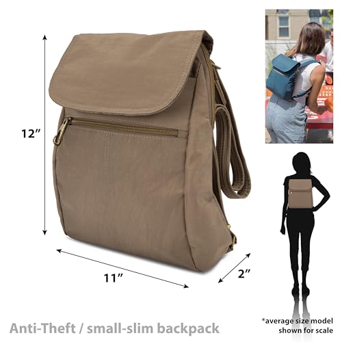 Image of Travelon Anti-Theft Signature Slim Backpack