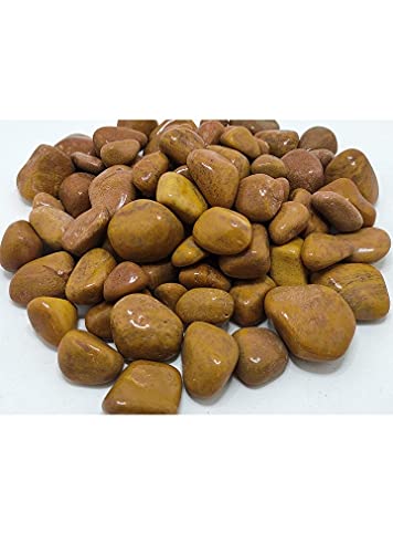 Image of Decorative Stones for Vase Filler or Pebbles for Home Decor /Decorative Capsule Pebbles /Glass /gravels /Stone /Beads for Aquarium, Table, vase, Fountain (Camel Brown, 480 Gram)