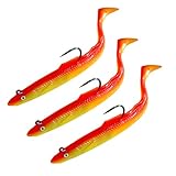 Sidewinder Super Solid Sandeels 6" 25g (Rhubarb/Custard)
