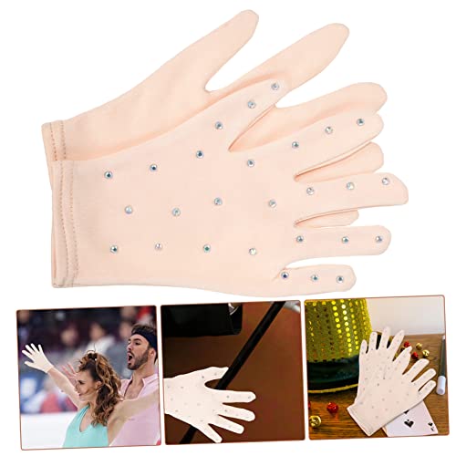 1Pair Sequin Decorative Party Gloves for Girls Figure Skating and Dance Performance Accessories Stylish Stage Gloves for Costume and Party Events3