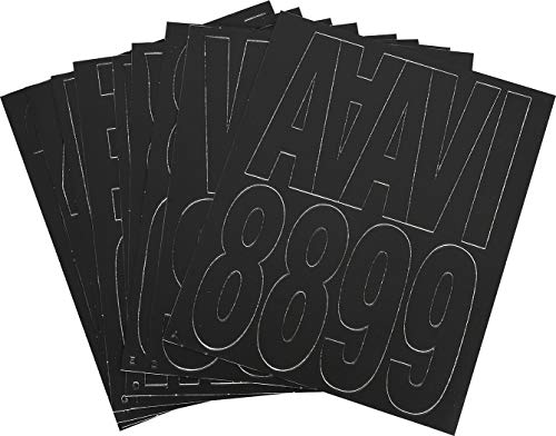 Hillman 847015 Black Die-Cut Letters/Numbers Kit, 3-Inch - Image 3