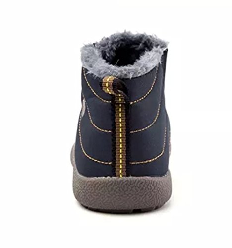 Girl Anti-Slip Snow Ankle Boots Outdoor Unisex Children's Shoes Winter Warm Thickening Fur Lining Waterproof4