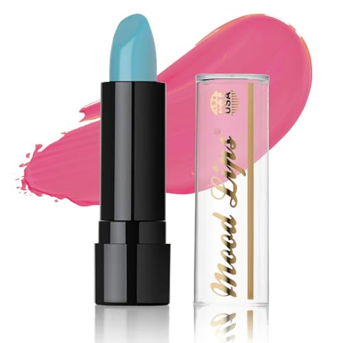 Color Changing Lipstick | Long Lasting Lip Stain Effect | 12 Hour Wear | Magic pH Tint | Aloe Vera Hydrating & Moisturizing | Made in USA | Light Blue