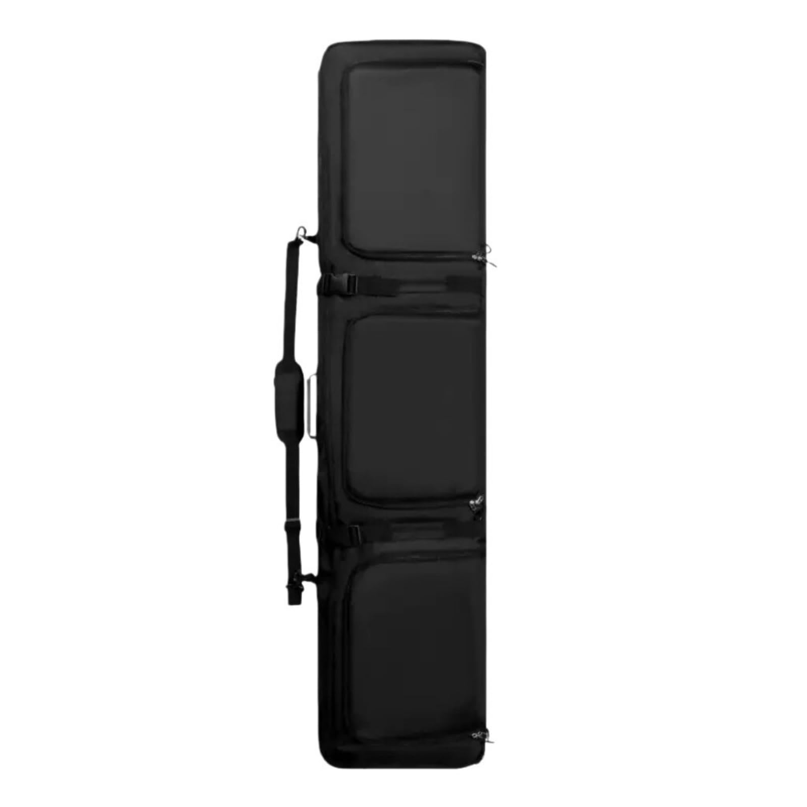 Bolsa Esquí con Cremallera Funda Esquí Acolchada Funda Snowboard para Esquiadores, Snowboarrs, Array, Negro Sin Ruedas - 160cm, 160cm