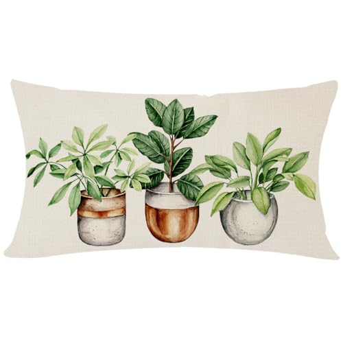 PANDICORN Botanical Boho Spring Throw Pillow Covers...