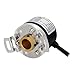 E40HB8-500-3-T-5, Encoder, Incremental, ?40mm, 8mm Hollow Built-in, 500 PPR, A,B,Z, Totem Pole Output, 5VDC