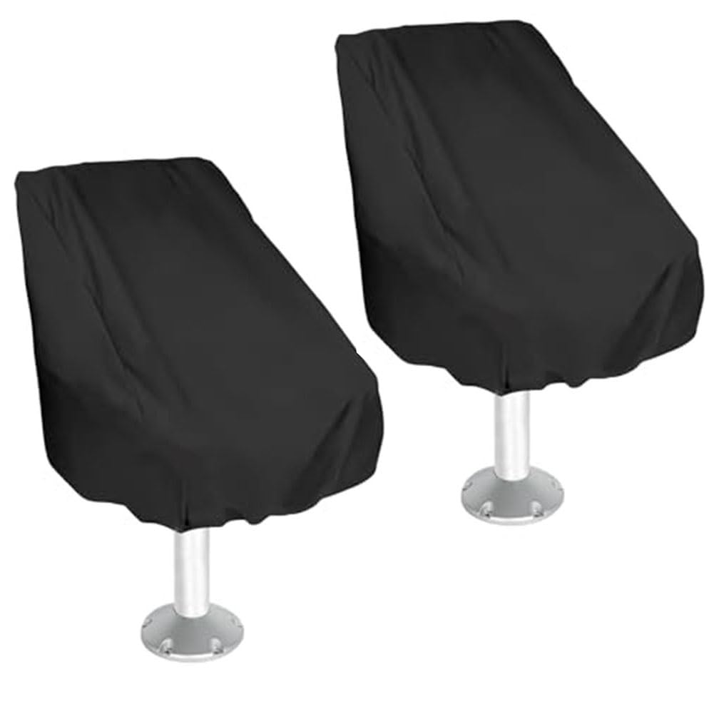 2pcs Fundas para el Asiento del capitán de Barco,Compatible con Nautique Ski Nautique 200 2019–2025, Funda Protectora