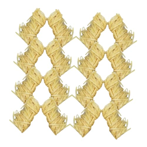 HANABASS Wooden Fire Lighters 32pcs Set Natural Fire Starter for Campfires Portable Windproof