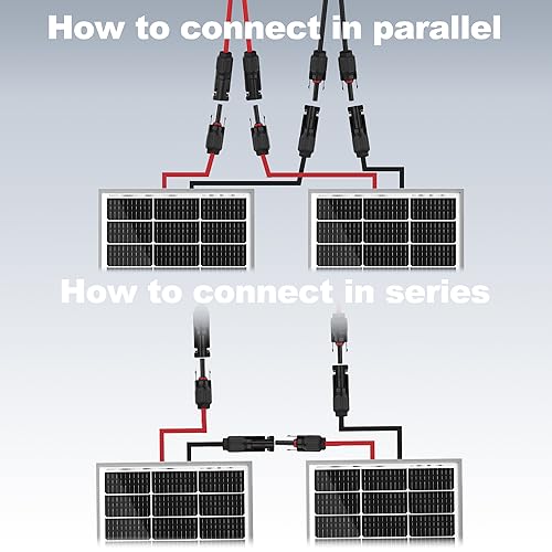 Image of SOLPERK 2PCS Solar Panels 100 Watt 12 Volt, High-Efficiency Monocrystalline Solar Panel for Home, RV, Camping, Marine, Rooftop, Off-Grid Applications, 2-Pack 100W, SK-M200W