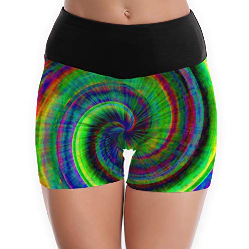 Arthur Women's Stretch Athletic Workout ShortsCool Tie DyeWorkout Yoga Shorts S