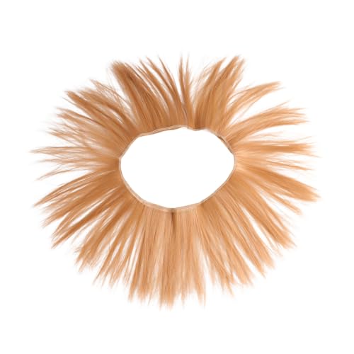 LALAFINA 5 Piezas muñeca DIY peluca pelo lacio wig peluquin cespino muñeco doll hair extensions tramas de pelo artesanales trama de muñeca de pelo equipo falso pelucas de muñecas Golden