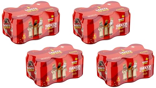 Image of Malta India - Malt Beverage Non Alcoholic Original from Puerto Rico, 8 Ounce (Pack of 24) - Packaging may vary